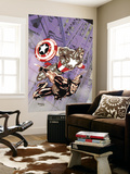 Wolverine Captain America 4 Cover: Wolverine and Captain America Poster by Tom Derenick