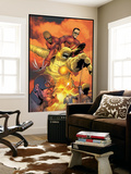 Ultimates Annual 1 Group: Goliath, Hawkeye, Wasp, Captain America and Ultimates Charging Print by Steve Dillon