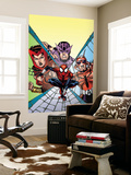Spider-Girl 94 Cover: Spider-Man, Hawkeye, Scarlet Witch and Ant-Man Prints by Ron Frenz
