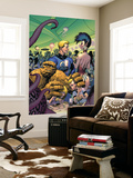 Fantastic Four 573 Cover: Thing, Human Torch, Richards, Franklin, Richards and Valeria Posters by Alan Davis