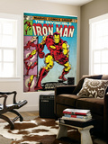 Marvel Comics Retro: The Invincible Iron Man Comic Book Cover 126, Suiting Up for Battle (aged) Posters