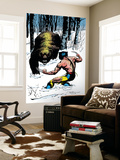 Classic X-Men 25 Cover: Wolverine Swinging Print by John Bolton
