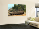 The Merkava Mark IV Main Battle Tank of the Israel Defense Force Poster by  Stocktrek Images