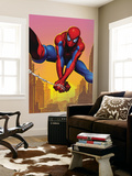 Spider-Man Swinging In the City Poster