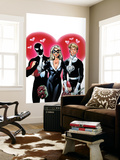 Spider-Man/Human Torch 4 Cover: the Human Torch Johnny Storm, Spider-Man and Black Cat Kunst von Ty Templeton