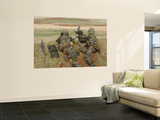 British Army Soldiers Participate in Sustained Fire Training Prints by  Stocktrek Images