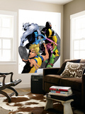 Exiles 50 Cover: Mimic, Blink, Sasquatch, Namora, Beak and Exiles Poster by Mizuki Sakakibara