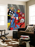 X-Statix 21 Group: Ant-Man, Captain America, Thor, Iron Man, Scarlet Witch, Hawkeye and Avengers Affiches par Michael Allred