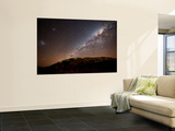 The Milky Way Rising Above the Hills of Azul, Argentina Art by  Stocktrek Images