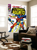 X-Men 43 Cover: Magneto, Angel, Beast, Cyclops, Iceman, Grey, Jean, X-Men and Marvel Girl Posters by George Tuska