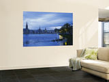 Buildings along the River, Inverness, Scotland Art