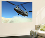 A Ch-47 Chinook Prepares to Land Prints by  Stocktrek Images