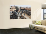 A U.S. Army Soldier Looks Through the Scope of His M-14 Sniper Rifle Art by  Stocktrek Images