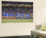 Redskins Lions Football: Detroit, MI - Lions Flags Art by Carlos Osorio