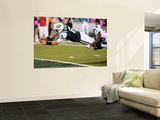 New York Jets and Miami Dolphin: Mark Sanchez and Reshad Jones Poster von Bill Kostroun