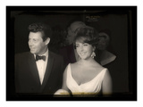 Elizabeth Taylor with Eddie Fisher Photographic Print