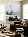 Navy Seabees Dismantling an Elevated Causeway Modular Posters