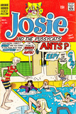 Archie Comics Retro: Josie and The Pussycats Comic Book Cover 45 (Aged) Kunstdruck von Dan DeCarlo