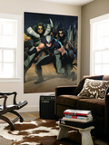 Cable 7 Group: Wolverine, X-23, Warpath and Wolfsbane Affiches par Ariel Olivetti