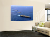 Military Ships Operate in Formation in the South China Sea Posters by  Stocktrek Images