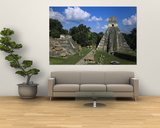 Ruins of an Old Temple, Tikal, Guatemala Posters
