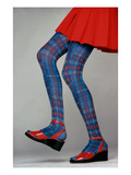 Glamour - October 1971 - Red and Blue Plaid Stockings Photographic Print by Puhlmann Rico
