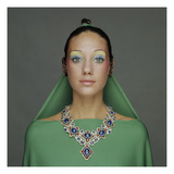 Vogue - September 1970 - Marisa Berenson in Bulgari Necklace Photographic Print by Turillazzi Gianni