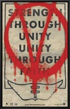 V for Vendetta Framed Canvas Print