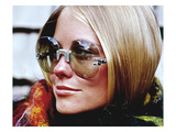 Glamour - November 1969 - Cybill Shepherd Modeling Sunglasses Premium Photographic Print by William Connors