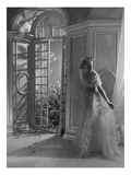 Vogue - June 1935 - Woman by Open French Doors Photographic Print by Horst P. Horst