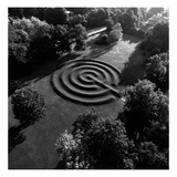 House & Garden - December 1974 - Richard Fleischner Sod Maze Premium Photographic Print by Ernst Beadle