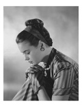 Vogue - January 1945 Premium Photographic Print by Frances Mclaughlin-Gill