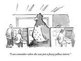 "I can remember when she was just a fuzzy yellow intern." - New Yorker Cartoon Premium Giclee Print by John Klossner