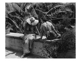 Vogue - July 1934 - Socialites Relax in California Photographic Print by George Hoyningen-Huené