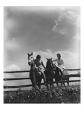 Vogue - August 1935 - Women on Horse Ranch Premium Photographic Print by Lusha Nelson