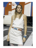 WWD - September 1987 - Sprouse RTW Spring 1988 Advance Photographic Print by Thomas Iannaccone