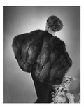 Vogue - August 1934 - Augustabernard Fox Fur Cape Photographic Print by Horst P. Horst