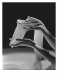 Vogue - March 1934 - Nylon Stockings Premium Photographic Print by Lusha Nelson