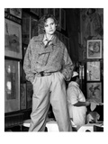 W - October 1983 - Giorgio Armani Fashion Preview Premium Photographic Print by Tim Jenkins