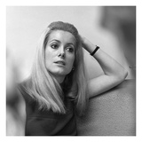 WWD - Catherine Deneuve Premium Photographic Print by Nick Machalaba