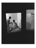 Vogue - February 1936 - Women Relax in The Roosevelt Baths Photographic Print by Lusha Nelson
