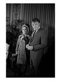 WWD - Taylor-Burton Press Conference Premium Photographic Print by Nick Machalaba