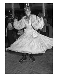 WWD - February 1978 - Rollerina, the Rollerskating Drag Queen Premium Photographic Print by Darleen Rubin