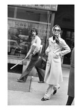WWD - December 1970 - Jackie Onassis on the Street Photographic Print by Sal Traina