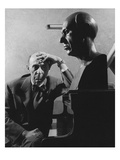 Vogue - March 1945 - Arnold Schoenberg Photographic Print by Crane Ralph