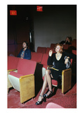 Vogue - September 1972 - Woman in Movie Theater Photographic Print by Kourken Pakchanian