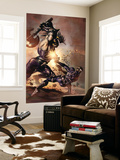 Dark Avengers 9 Cover: Ares and Nick Fury Prints by Mike Deodato Jr.