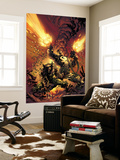 Wolverine Punisher 1 Cover: Wolverine and Punisher Poster by Mike Deodato Jr.