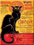 Chat Noir Drouot Blikkskilt
