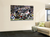 New York Giants and New England Patriots - Super Bowl XLVI - February 5, 2012: Tom Brady Wall Mural by Ben Liebenberg
